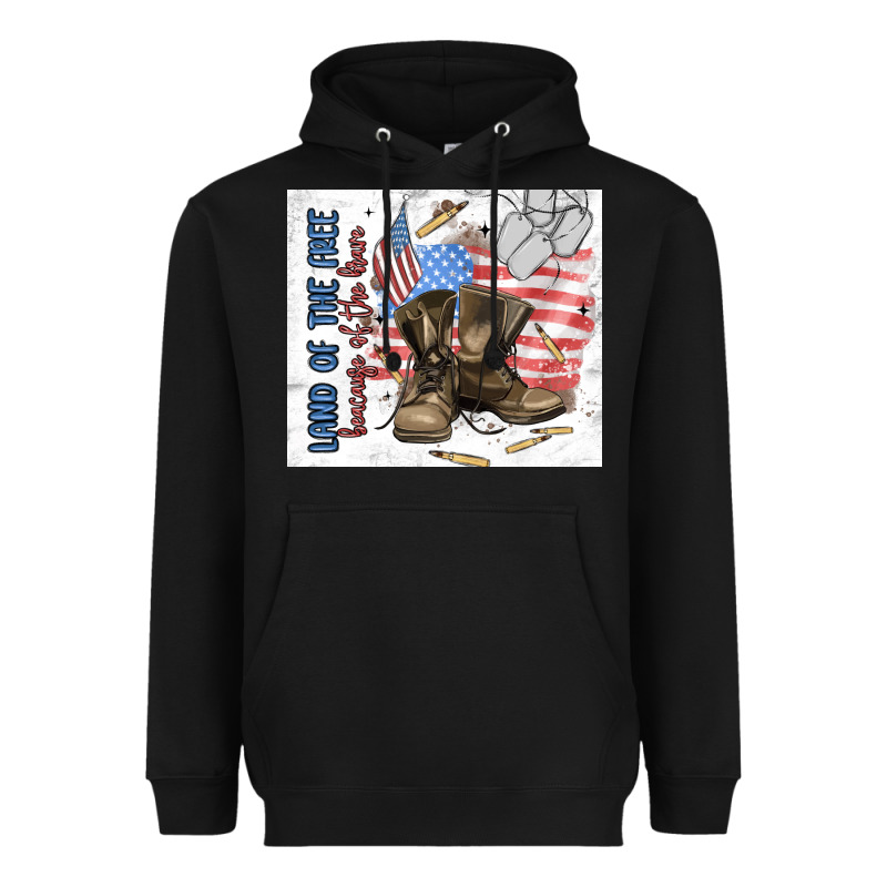 Land Of The Free Heavyweight Hoodie by MaliasSmallBusiness | Teevron