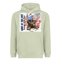 Matcha land of the free Heavyweight Hoodie - MaliasSmallBusiness