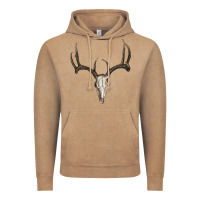 Deer Skull Vintage Hoodie | Teevron
