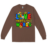 Chestnut love needs no words Long Sleeve Tee - JahusDesignShop