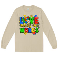 Mushroom love needs no words Long Sleeve Tee - JahusDesignShop