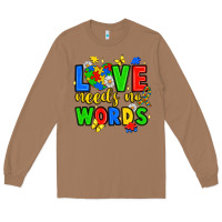 Toasted Coconut love needs no words Long Sleeve Tee - JahusDesignShop