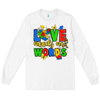 White love needs no words Long Sleeve Tee - JahusDesignShop