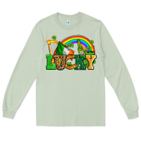 Matcha lucky with st patricks elements Long Sleeve Tee - AdoDesignShop