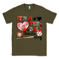 Army Green it's a tee ball kinda day Classic Tee - JahusDesignShop