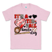 Bubblegum Pink it's a tee ball kinda day Classic Tee - JahusDesignShop
