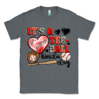 Charcoal Heather it's a tee ball kinda day Classic Tee - JahusDesignShop