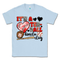 Dusty Blue it's a tee ball kinda day Classic Tee - JahusDesignShop