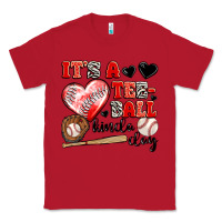 Red it's a tee ball kinda day Classic Tee - JahusDesignShop