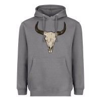Storm cow skul Heavyweight Hoodie - MaliasSmallBusiness