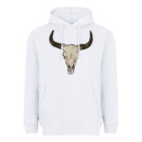 White cow skul Heavyweight Hoodie - MaliasSmallBusiness