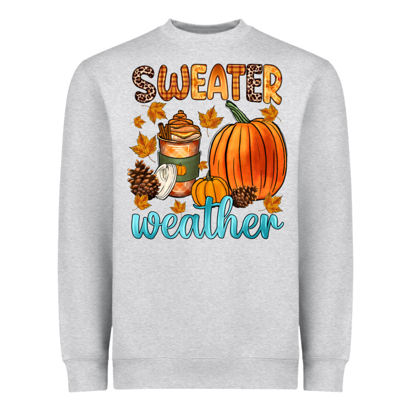 Bonfires Flannels S'mores Campfires And Pumpkins Heavyweight Sweatshirt by Zillion Design Studio | Teevron