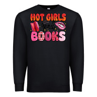Black hot girls read books Premium Sweatshirt - MaliasSmallBusiness