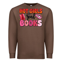 Chestnut hot girls read books Premium Sweatshirt - MaliasSmallBusiness