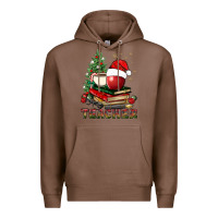 Chestnut Teacher With Christmas Tree Premium Hoodie - BundleAndBundleShop
