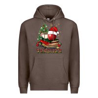 Coffee Teacher With Christmas Tree Premium Hoodie - BundleAndBundleShop