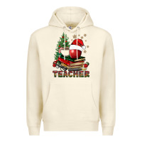 Sandshell Teacher With Christmas Tree Premium Hoodie - BundleAndBundleShop