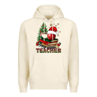 Tofu Teacher With Christmas Tree Premium Hoodie - BundleAndBundleShop