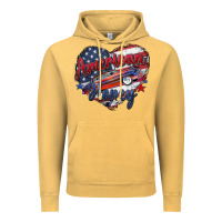 Vintage Mustard American honey Vintage Hoodie - Zillion Design Studio