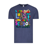 Vintage Denim happy last day of school Vintage Tee - Zillion Design Studio