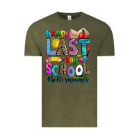 Vintage Olive happy last day of school Vintage Tee - Zillion Design Studio