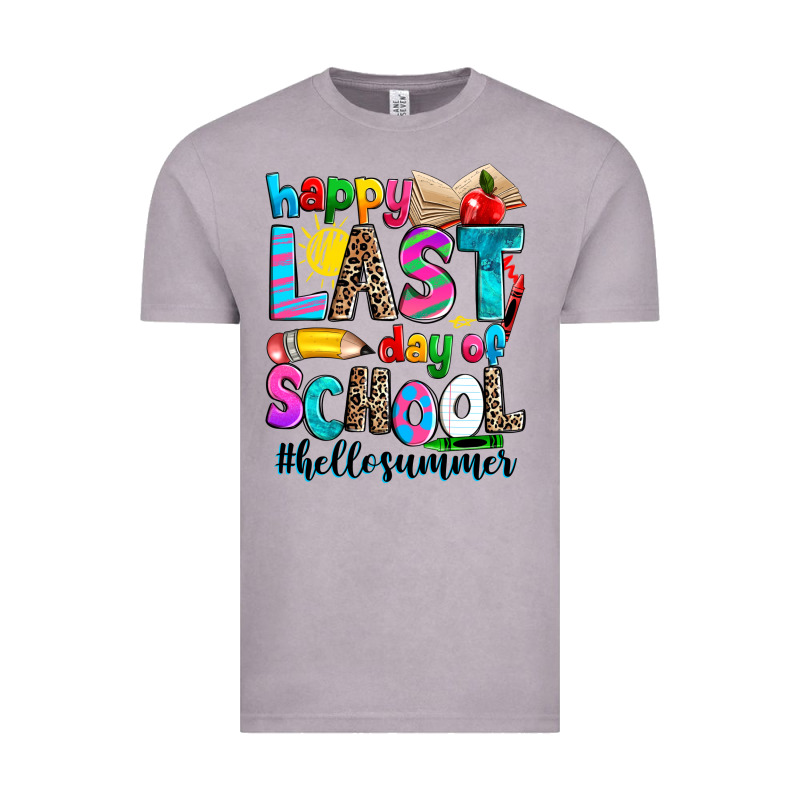 Happy Last Day Of School Vintage Tee by Zillion Design Studio | Teevron