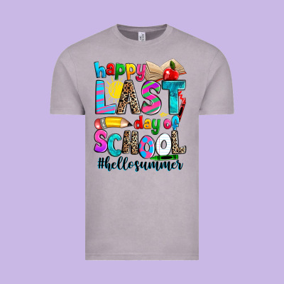 Happy Last Day Of School Vintage Tee Designed By Zillion Design Studio