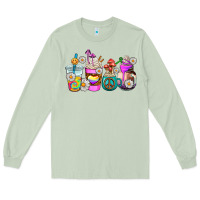 Matcha hippie coffee cups Long Sleeve Tee - AdoDesignShop