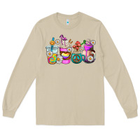Mushroom hippie coffee cups Long Sleeve Tee - AdoDesignShop