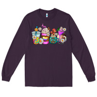 Plum hippie coffee cups Long Sleeve Tee - AdoDesignShop