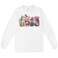White hippie coffee cups Long Sleeve Tee - AdoDesignShop