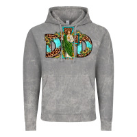 Cloud Rock dad san judas sunflower leopard turquoise Vintage Hoodie - JahusDesignShop