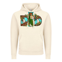 Vintage Artic dad san judas sunflower leopard turquoise Vintage Hoodie - JahusDesignShop