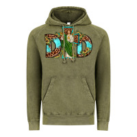 Vintage Olive dad san judas sunflower leopard turquoise Vintage Hoodie - JahusDesignShop