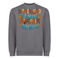 Storm stressed blessed pumpkin obsessed Heavyweight Sweatshirt - Zillion Design Studio
