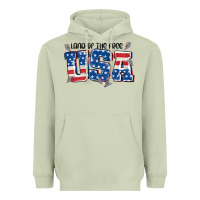 Matcha land of the free usa Heavyweight Hoodie - MaliasSmallBusiness