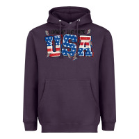 Plum land of the free usa Heavyweight Hoodie - MaliasSmallBusiness