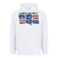 White land of the free usa Heavyweight Hoodie - MaliasSmallBusiness