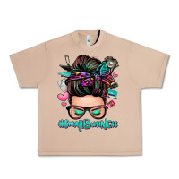 Burro small business messy bun Urban Heavy Tee - Zillion Design Studio