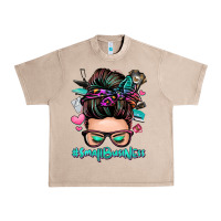 French Oak small business messy bun Urban Heavy Tee - Zillion Design Studio