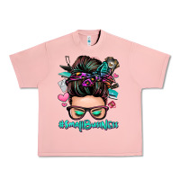 Salmon small business messy bun Urban Heavy Tee - Zillion Design Studio
