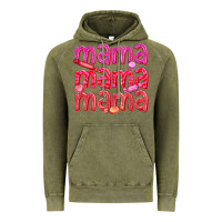 Vintage Olive mama mama mama valentines day Vintage Hoodie - texasbilliewilder