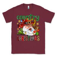 Burgundy Country Christmas Classic Tee - BundleAndBundleShop