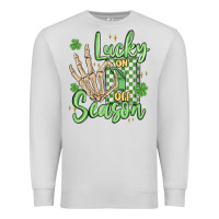 Dove Grey lucky season Premium Sweatshirt - MaliasSmallBusiness