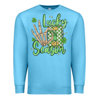 Ocean Blue lucky season Premium Sweatshirt - MaliasSmallBusiness