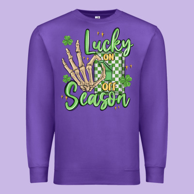 Lucky Season Premium Sweatshirt Designed By Maliassmallbusiness