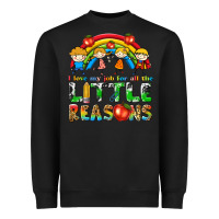 Black i love my job for all the little reasons Heavyweight Sweatshirt - texasbilliewilder
