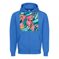 True Royal nurse slippers seamless pattern Zipper Hoodie - BundleAndBundleShop