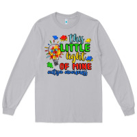 Moon Dust this little light of mine autism awareness Long Sleeve Tee - JahusDesignShop