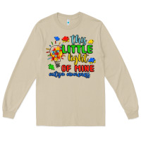 Mushroom this little light of mine autism awareness Long Sleeve Tee - JahusDesignShop